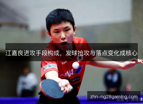 江嘉良进攻手段构成，发球抢攻与落点变化成核心